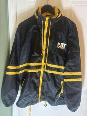 Vintage Cat Diesel Power Windbreaker Jacket Size Small